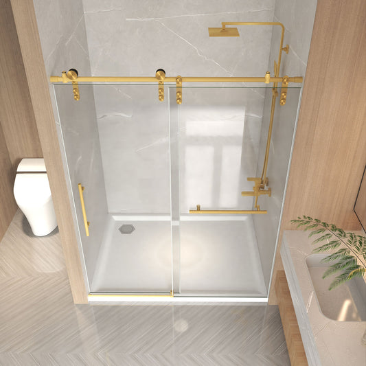 44-48" x 76" Frameless Sliding Shower Door