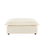 Luxurious Chenille Ottoman