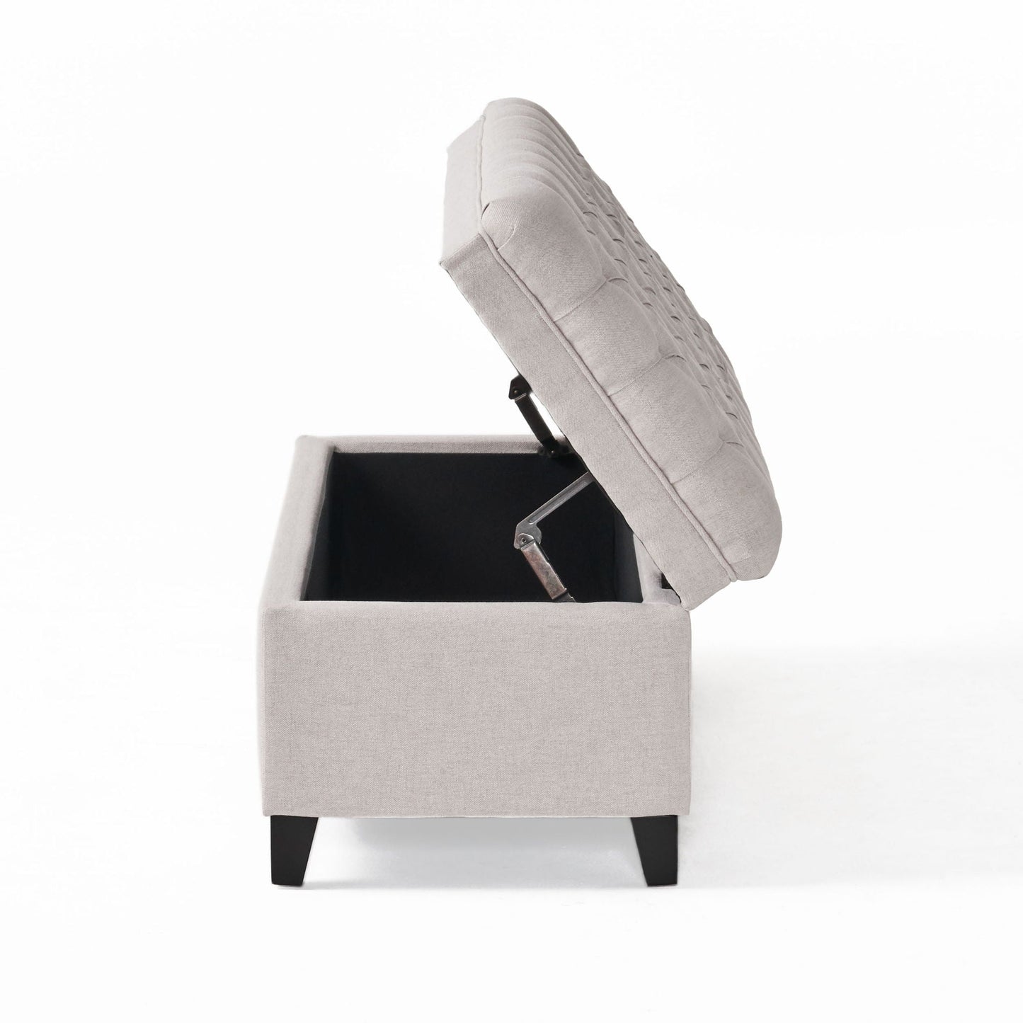 Juliana Storage Ottoman With Birch Legs