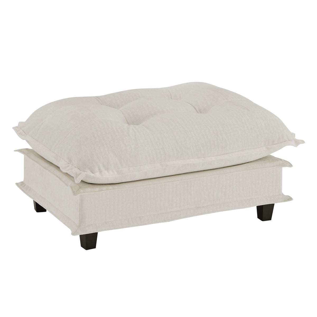 73 Chenille Ottoman