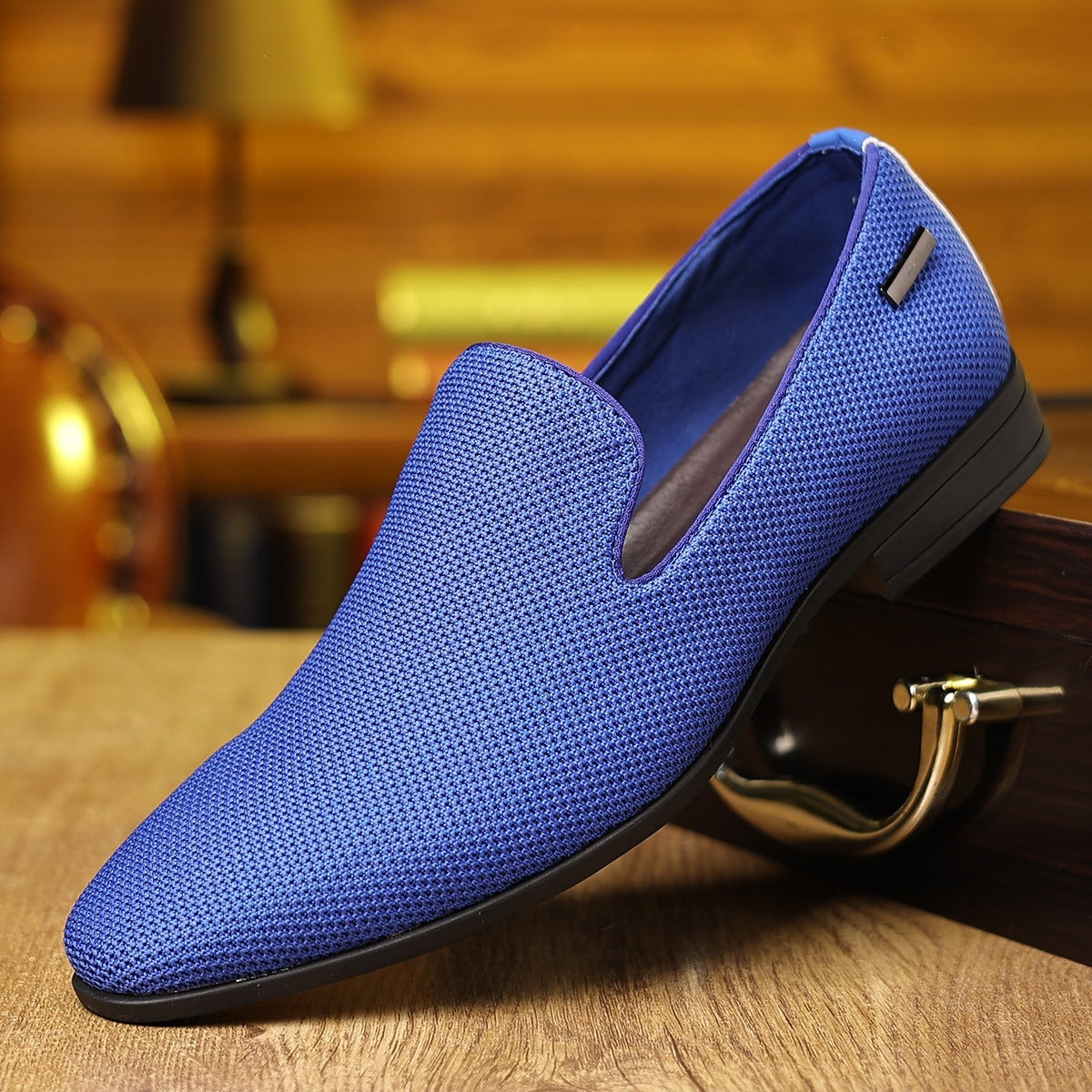 Casual Pointed-toe Leather Shoes Mens Breathable Formal Footwear