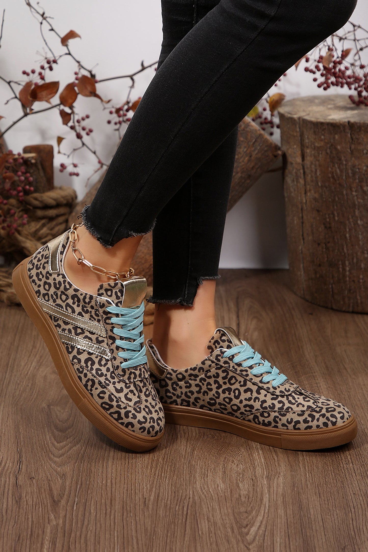 Harmony Detail Lace Up Sneakers