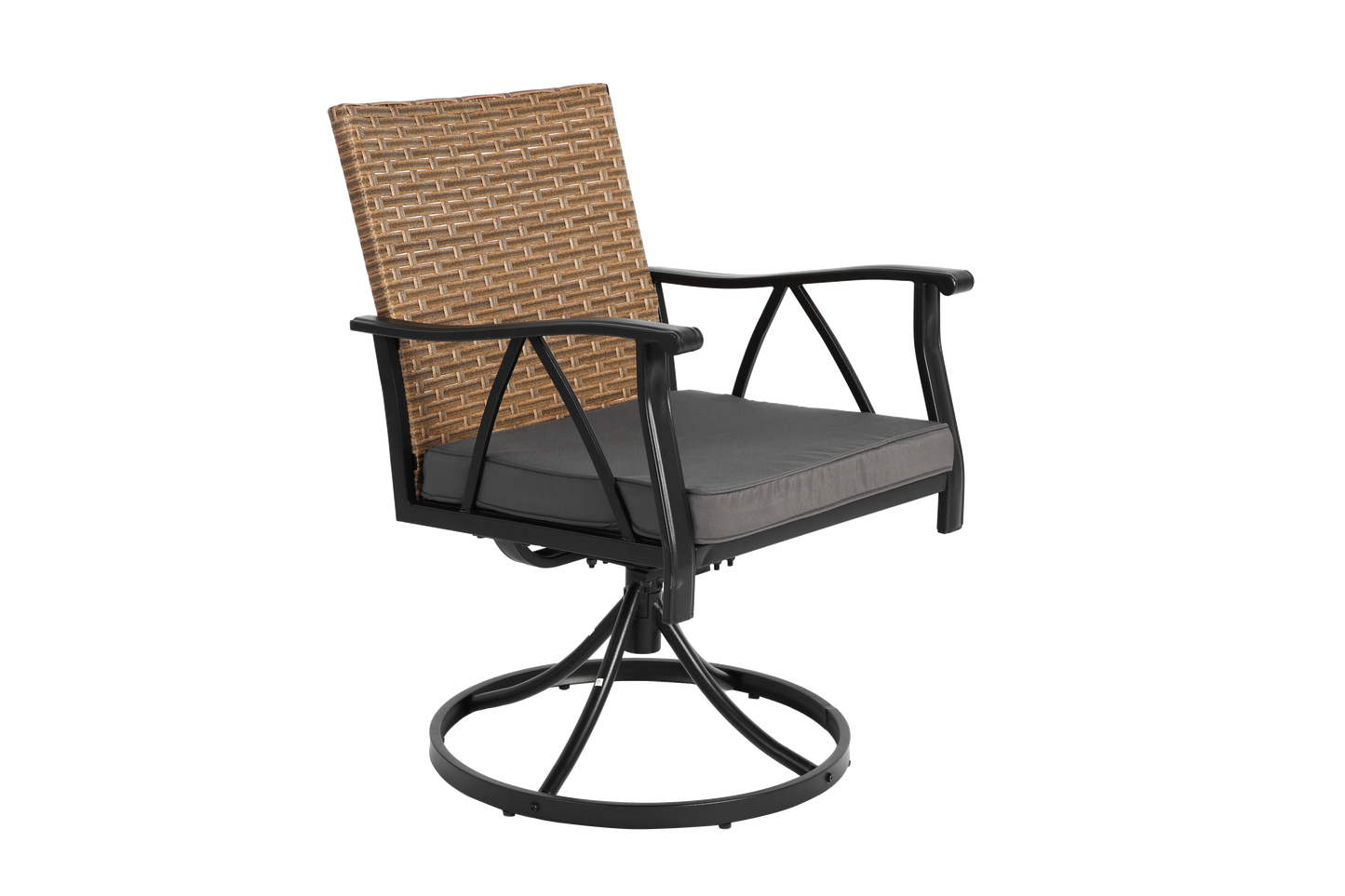 7 Piece Patio Dining Set with Outdoor Wicker Furniture
