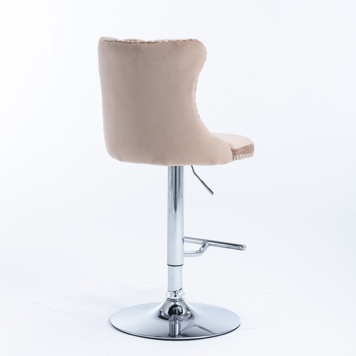 Swivel Adjustable Height Barstools Set of 2