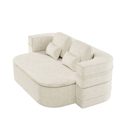 2 In 1 Foldable Sofa Bed With Multi Functional Blanket, Floor Lounge Sofa