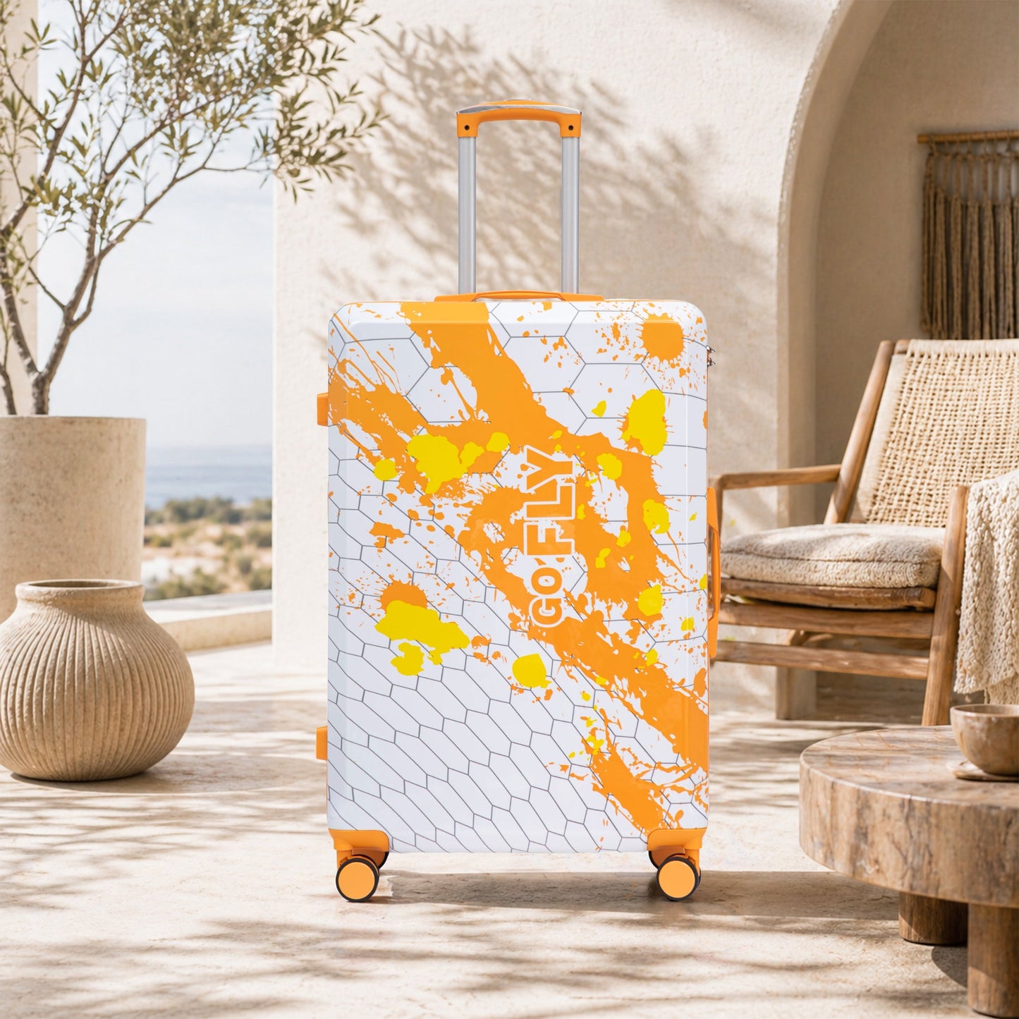 28 Inch PC Spinner Wheel Luggage, Carry-On Suitcase