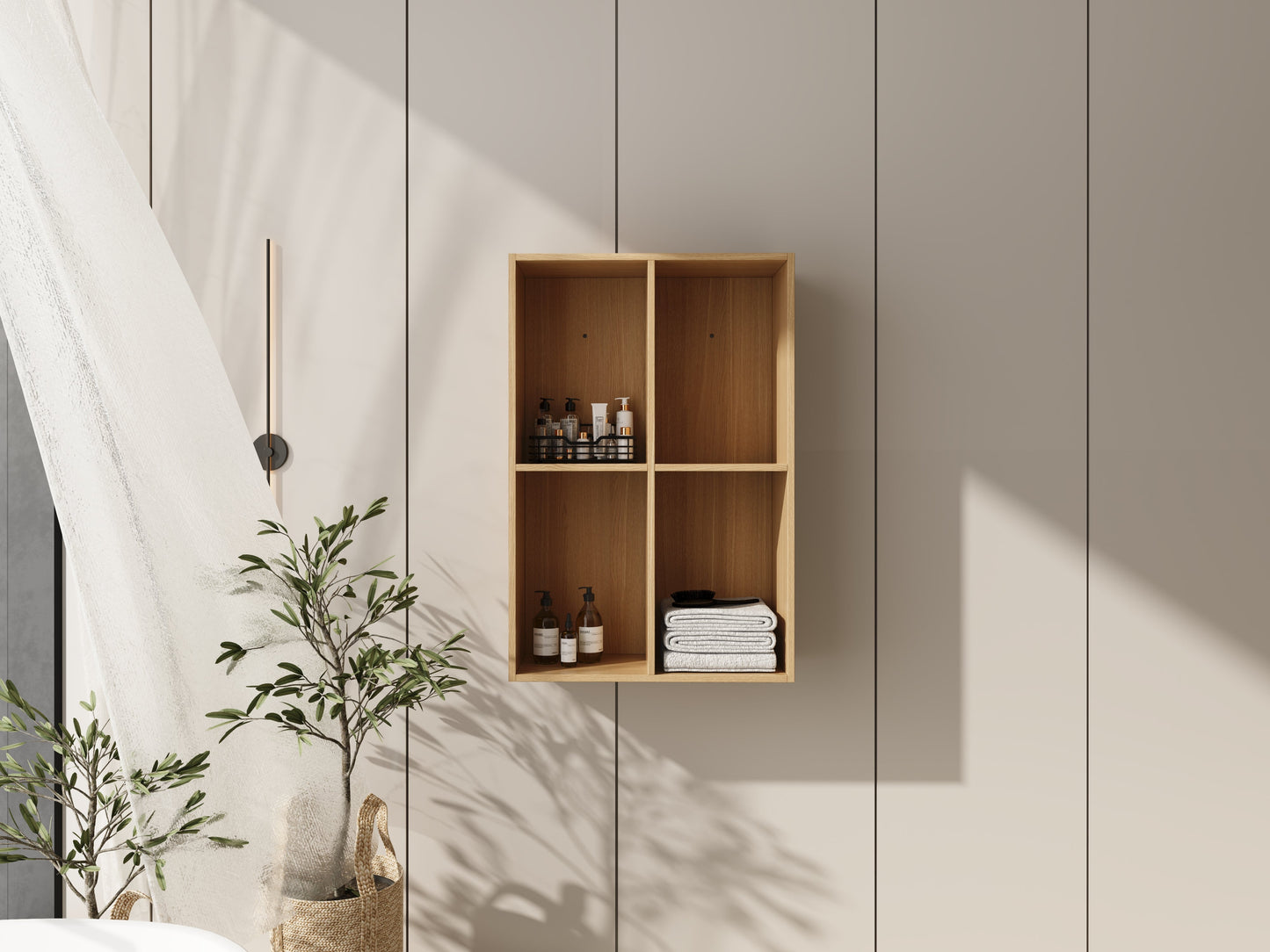 24 Inch Small Wall Mounted Storage Shelves