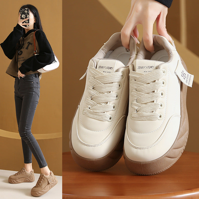 Height-increasing Sneakers For Female Students