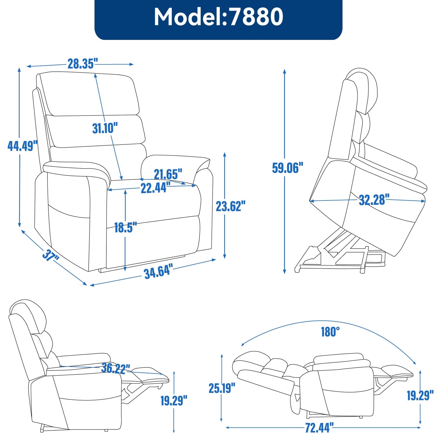 Brown Leatheraire Dual Motor Power Lift Recliner Chair