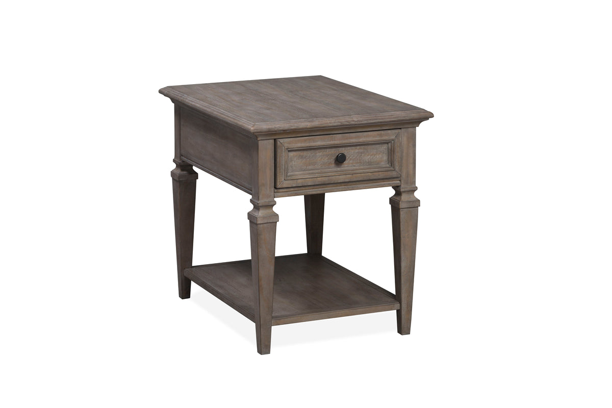 Lancaster - Rectangular End Table - Dove Tail Gray