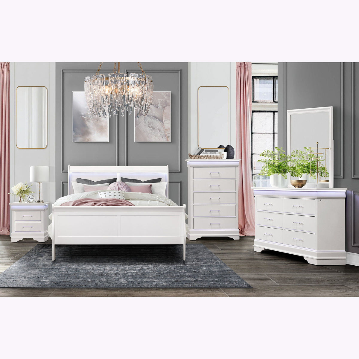 Charlston - Bed With LED