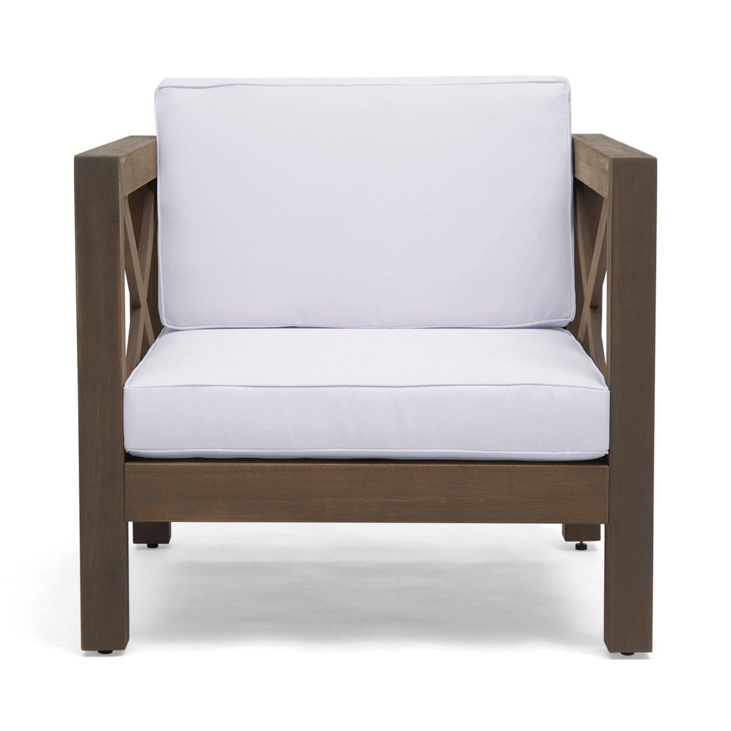 Brava Mid-Century Modern Club Chair with Water Resistant Cushions