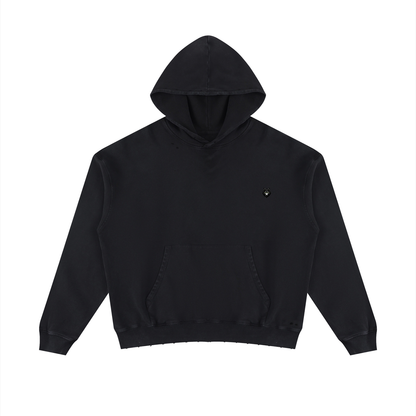Loki & Ivy Unisex Mineral Wash Distressed Hoodie