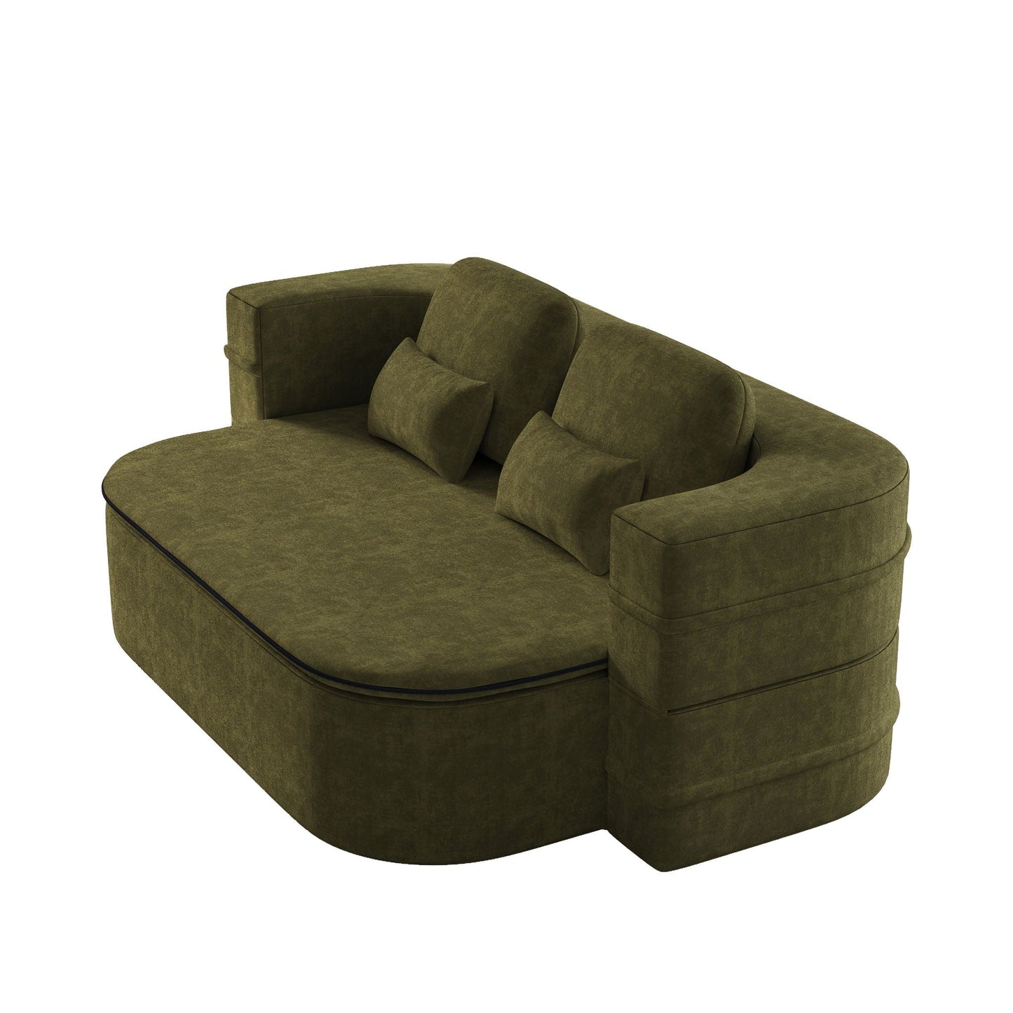 2 In 1 Foldable Sofa Bed With Multi Functional Blanket, Floor Lounge Sofa