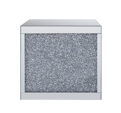Noralie Mirrored & Faux Diamonds End Table