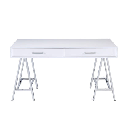 Coleen - High Gloss Writing Desk With USB