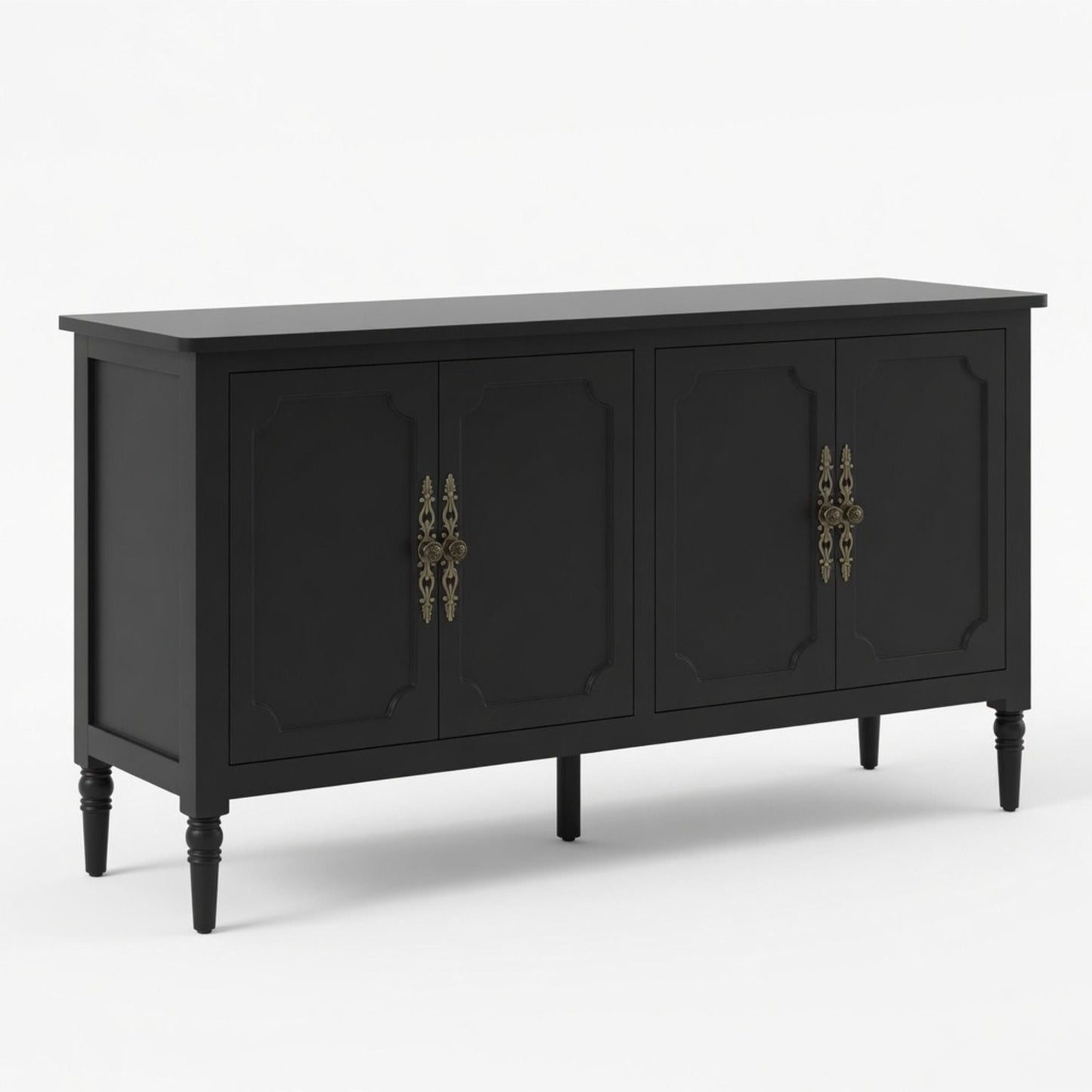 Vintage Buffet Cabinet With Adjustable Shelves