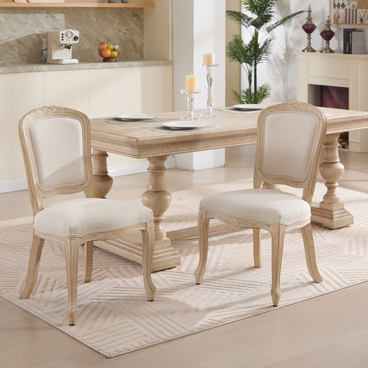 French Country Dining Chairs Set of 2