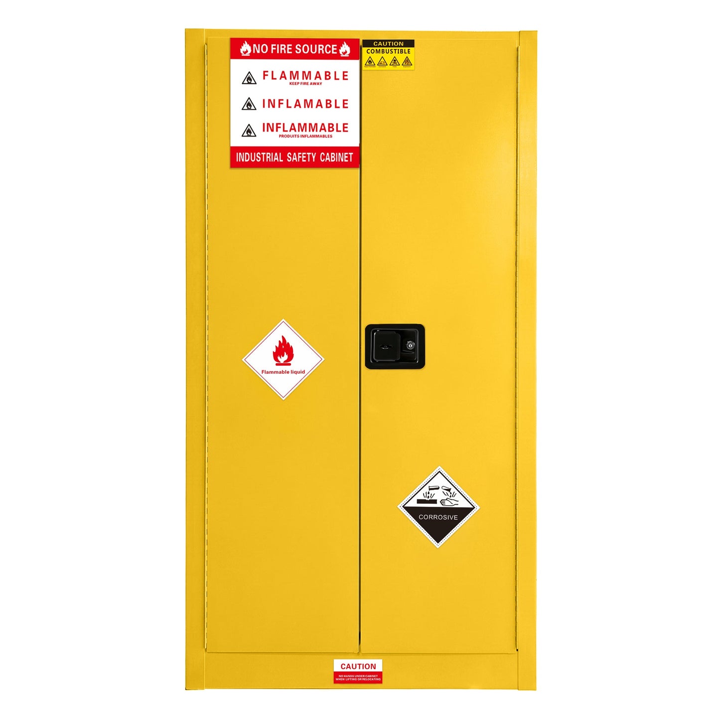 60 Gal Flammable Safety Cabinet, 34"W x 34"D x 65"H