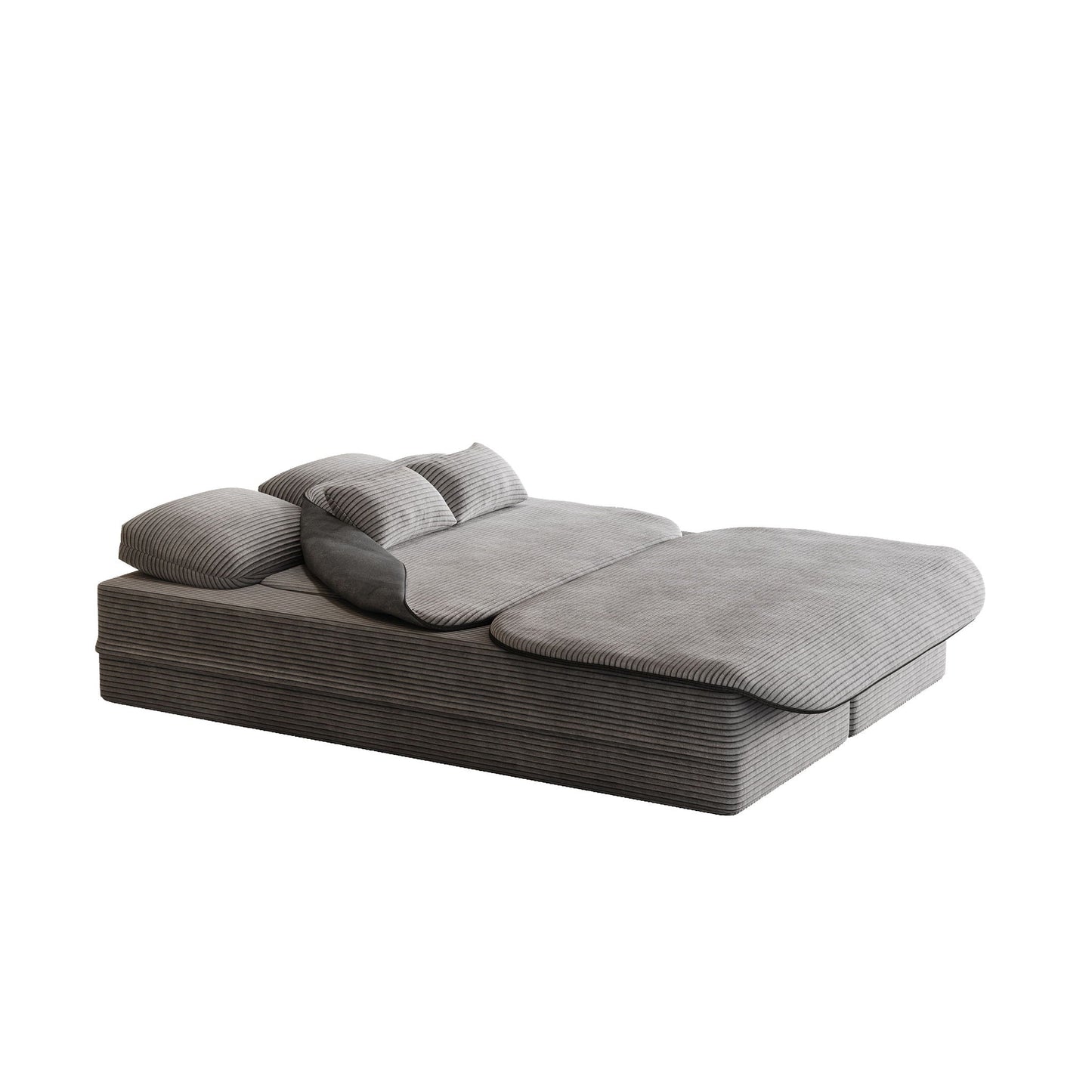 2 In 1 Foldable Sofa Bed With Multi Functional Blanket
