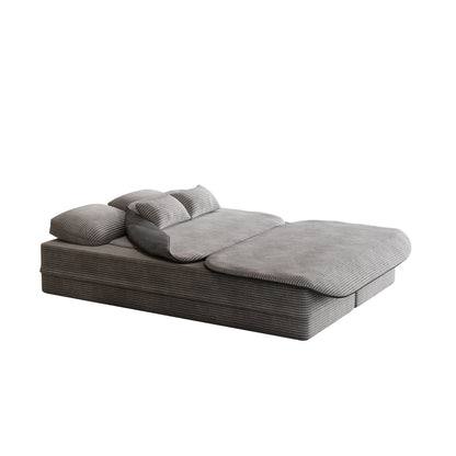 2 In 1 Foldable Sofa Bed With Multi Functional Blanket
