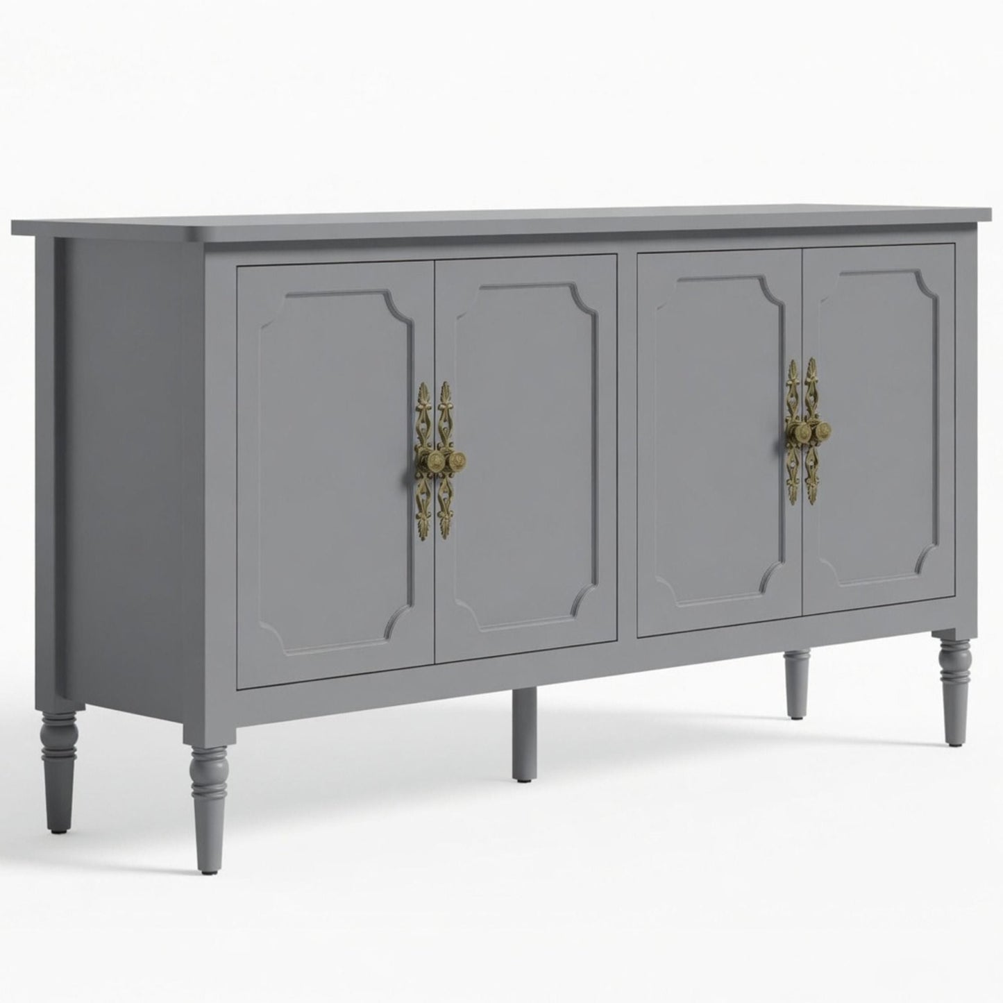 Vintage Buffet Cabinet With Adjustable Shelves
