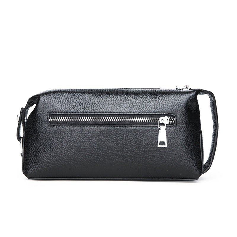 Stylish Cowhide Bag Waterproof Leather Mens Bag
