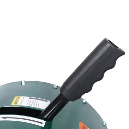 Portable Double Flywheel Electric Log Splitter 7 Ton Gas Log Splitter With Auto Return Steel - Gray