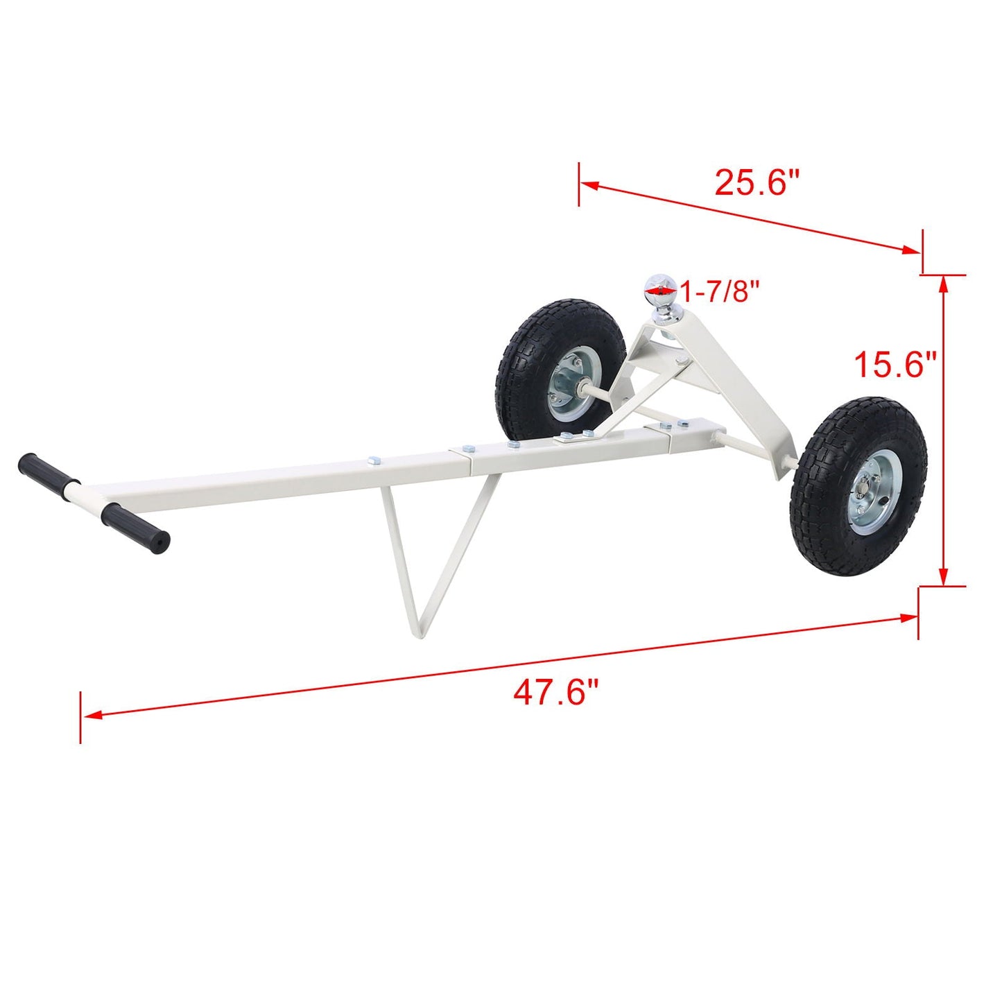 Heavy Duty Trailer Dolly With Pneumatic Tires