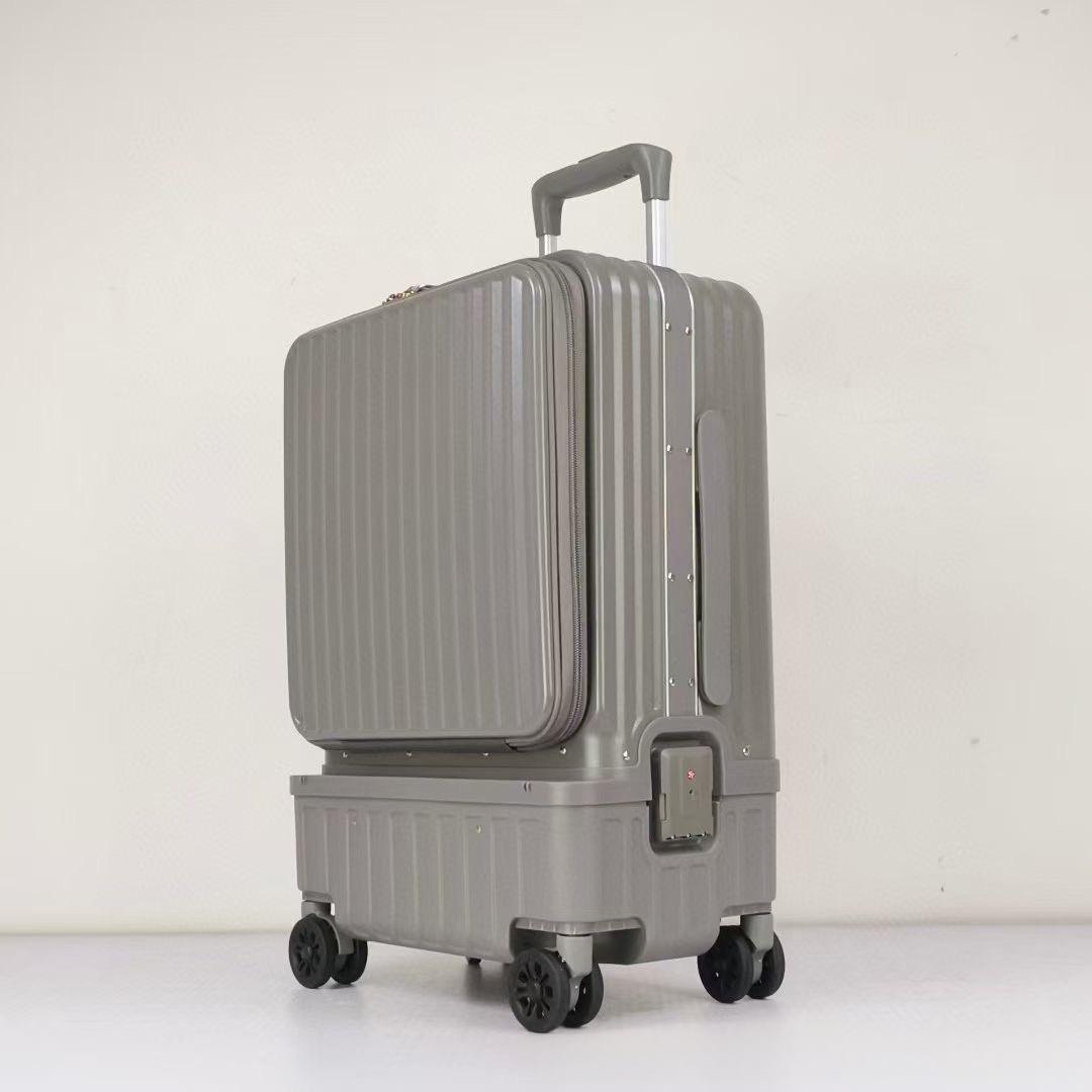 Multifunctional Side-opening High-capacity Suitcase With Dry-wet Separation And An Aluminum Frame