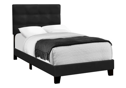Transitional Upholstered Bed Frame