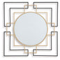Oceanal - Accent Mirror - Black / Gold Finish