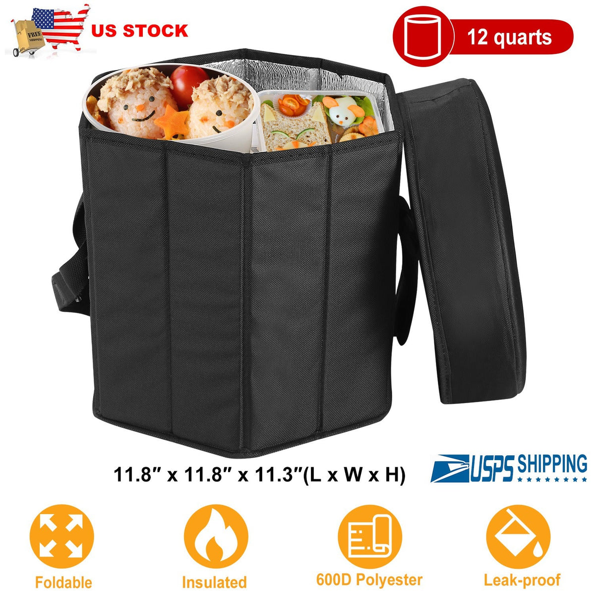 GBruno Collapsible Grocery Cooler Bag