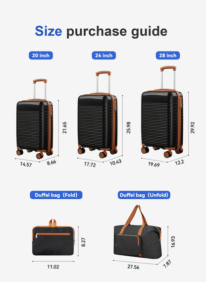 5-Piece Hardside Luggage Set