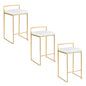 Fuji - Contemporary / Glam Design Counter Stool (Set of 2)