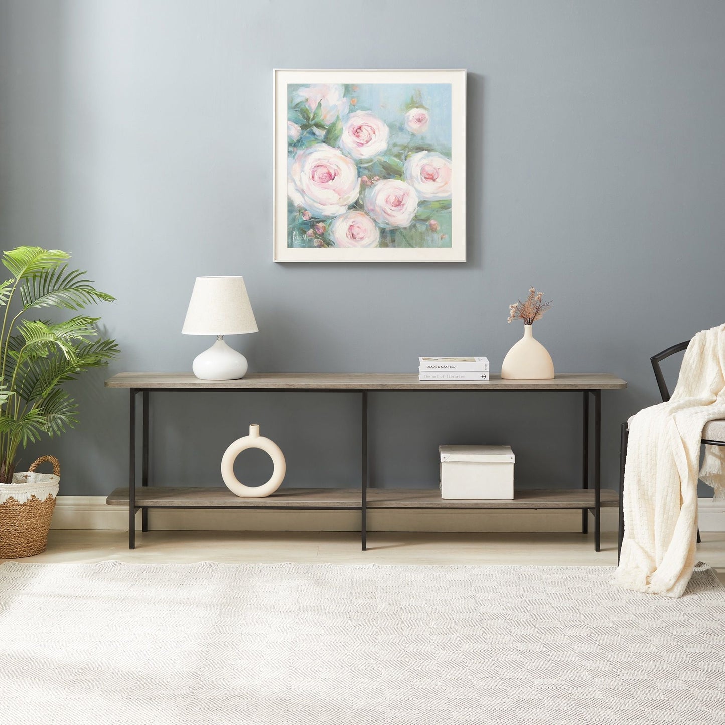 Celine - 2 Shelf Console Table