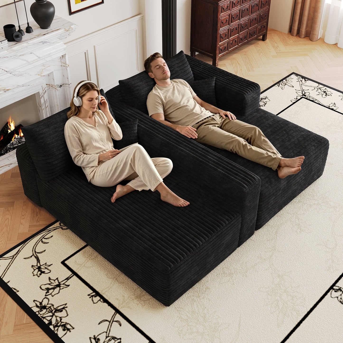Modern Minimalist Cloud Sectional Sofa
