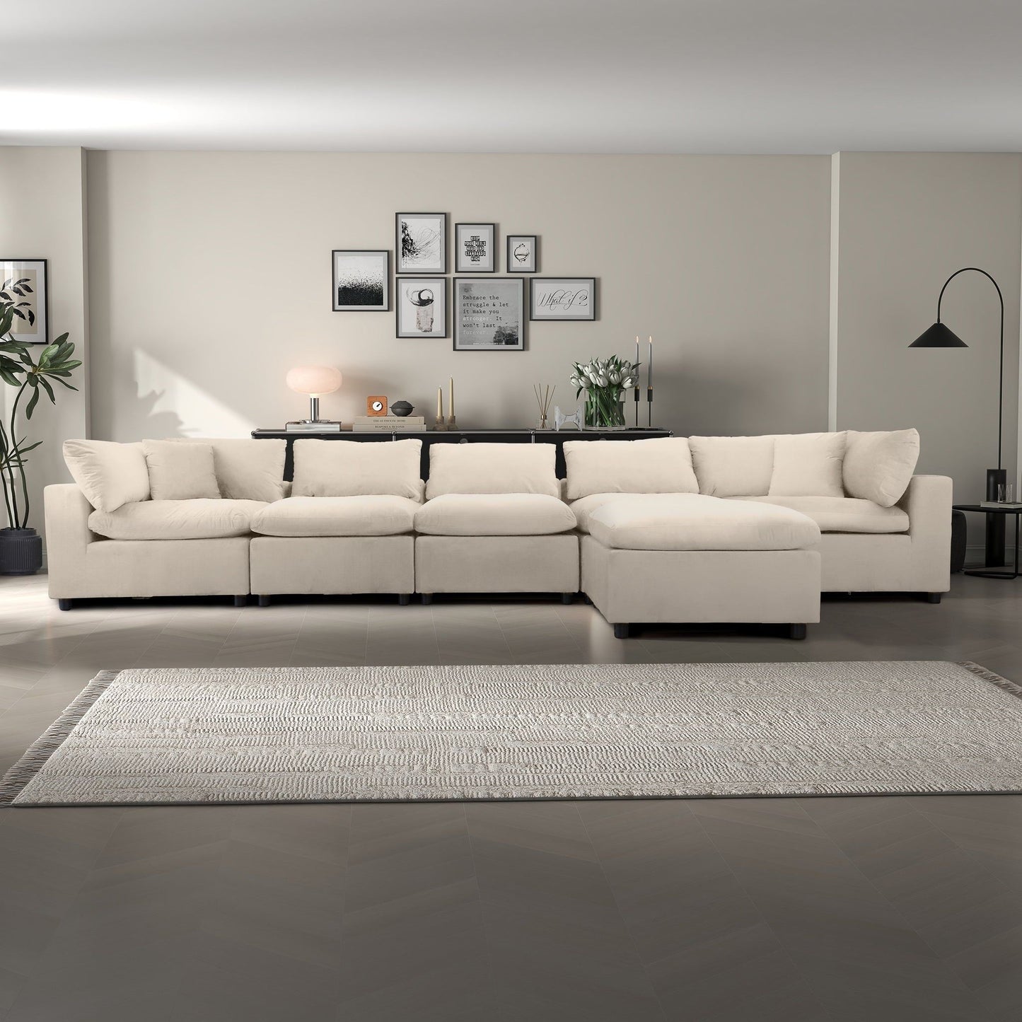 Hayward - Modular Sectional Sofa - Ivory