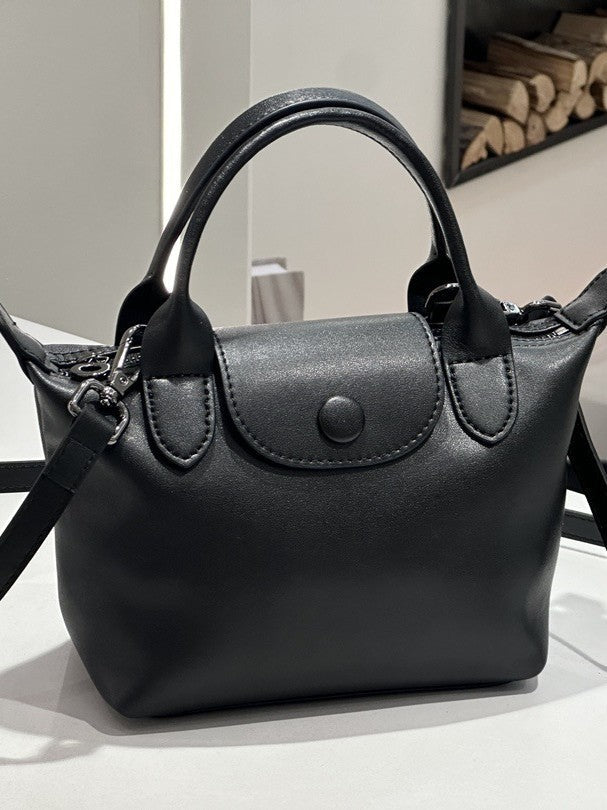 2026 New Genuine Leather Dumpling Bag For Women, Niche Design, Soft Leather Shoulder And Crossbody Mini Handbag