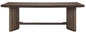 Kavanaugh - Trestle Dining Table - Weathered Kona Brown