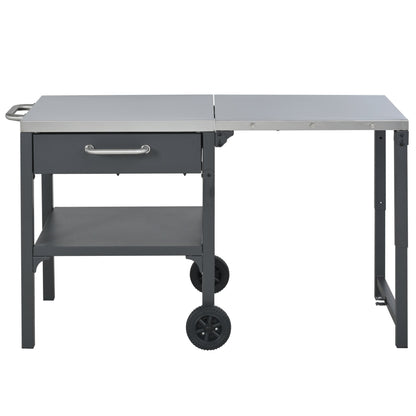 Outdoor Kitchen Cart Foldable Outdoor Prep Station