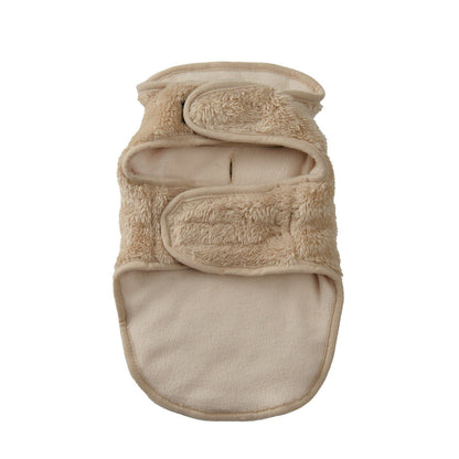 Windproof Suede Coat For Fall And Winter Teddy And Schnauzer Apparel