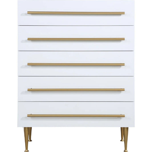 Contemporary 5 Drawer Chest For Bedroom