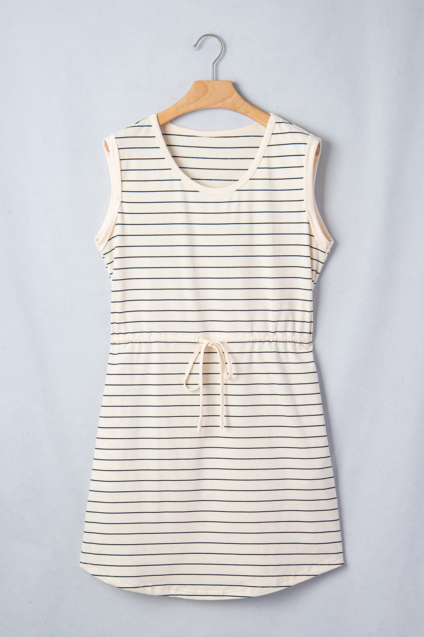 Mabel Stripe Drawstring Tunic Tank