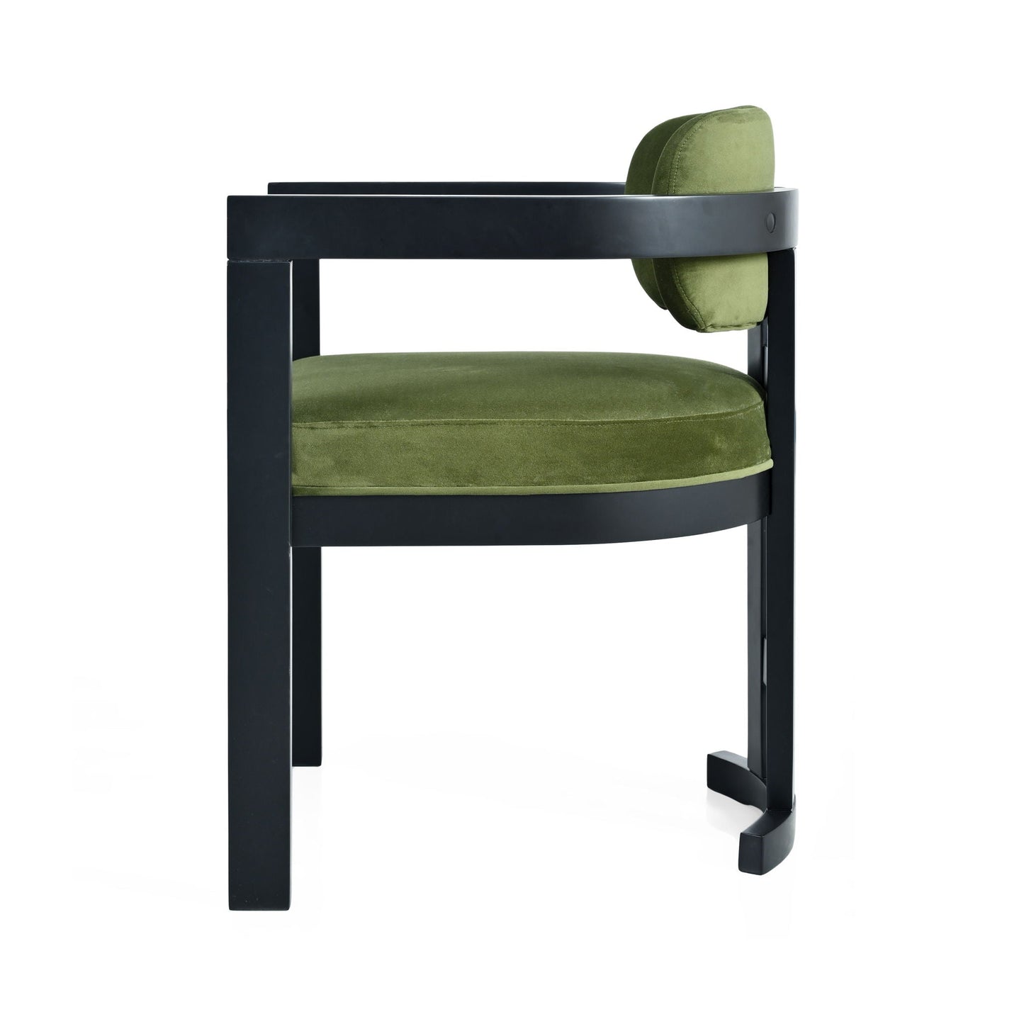 Stylish Indoor Upholstered Wood Dining Chair Set of 2