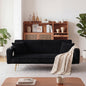 74.01 Inch Corduroy Sofa Bed with Pillows