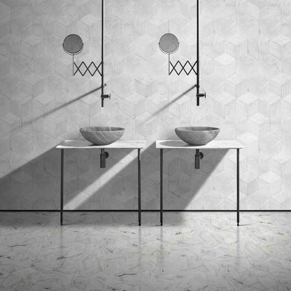 Bathroom Vessel Sink, Circular Design