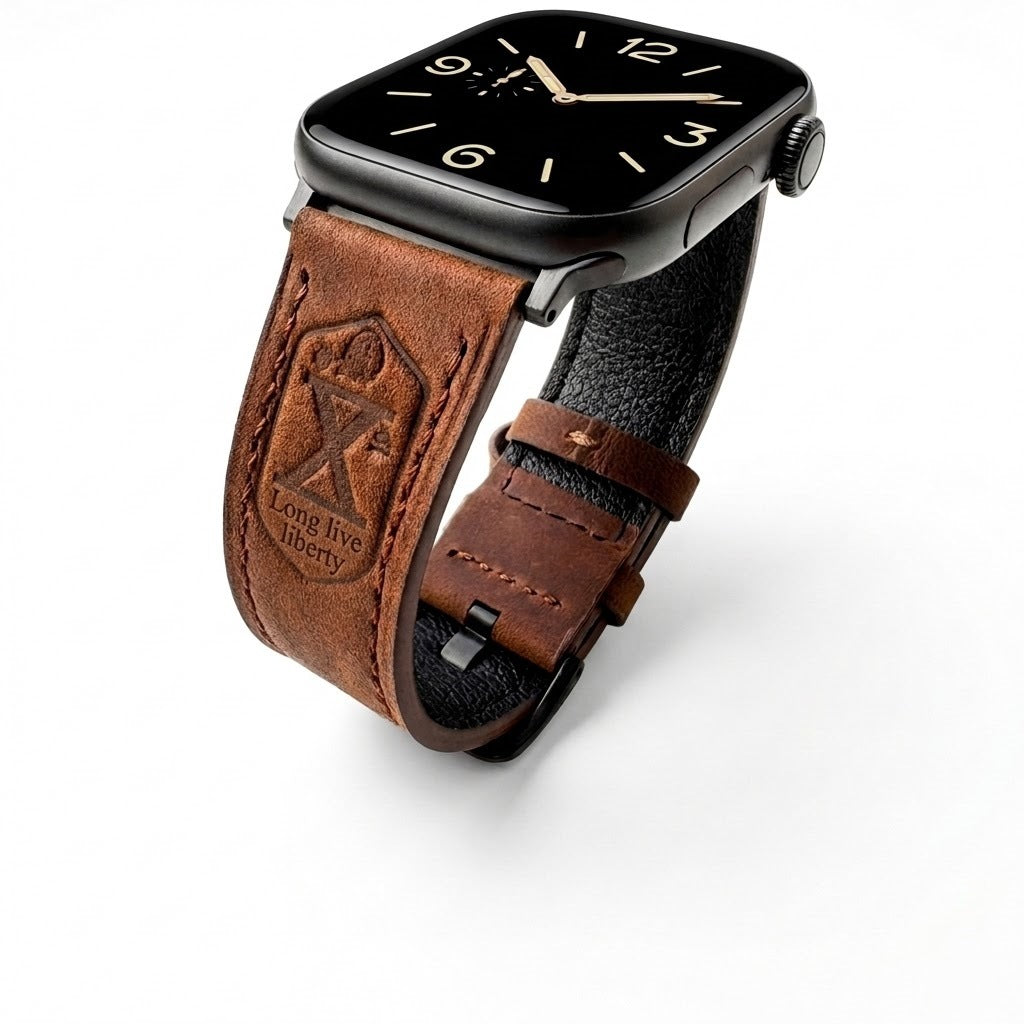 Vintage Crazy Horse Leather Watch Strap