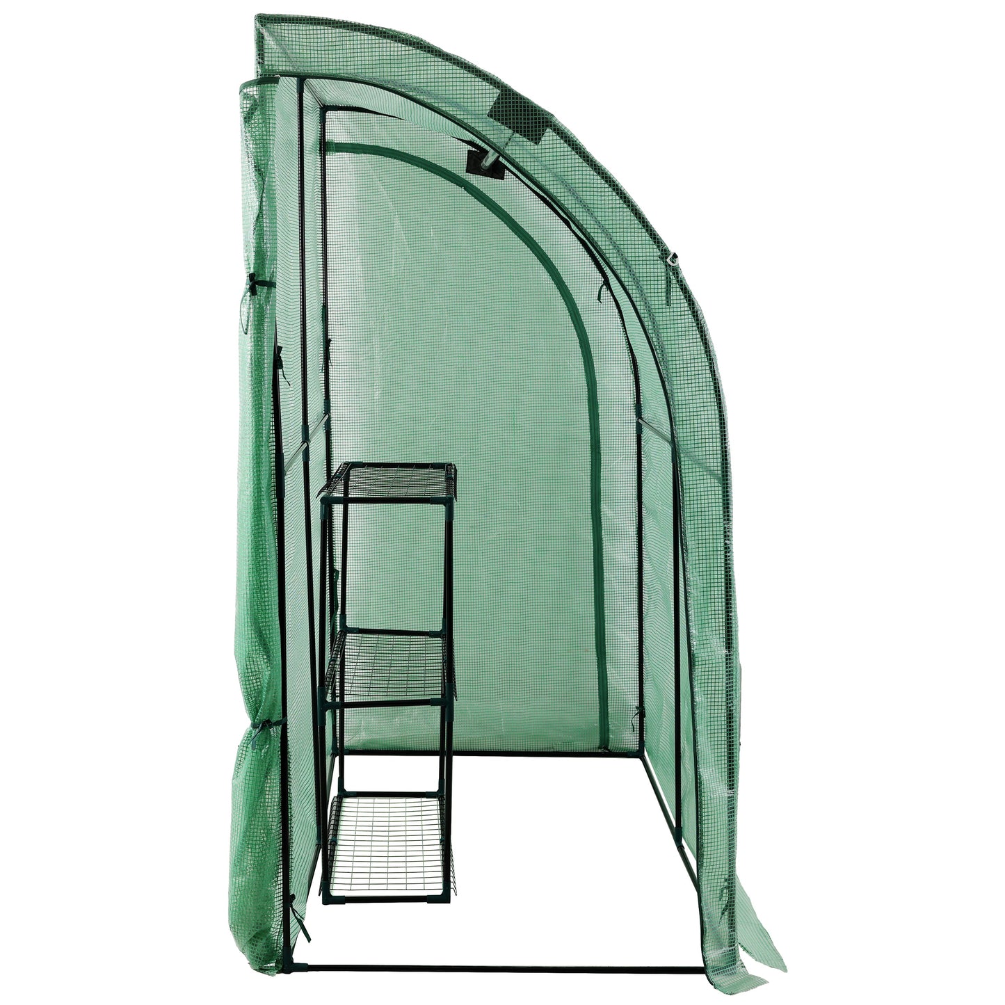 3 Tier Lean-To Portable Greenhouse