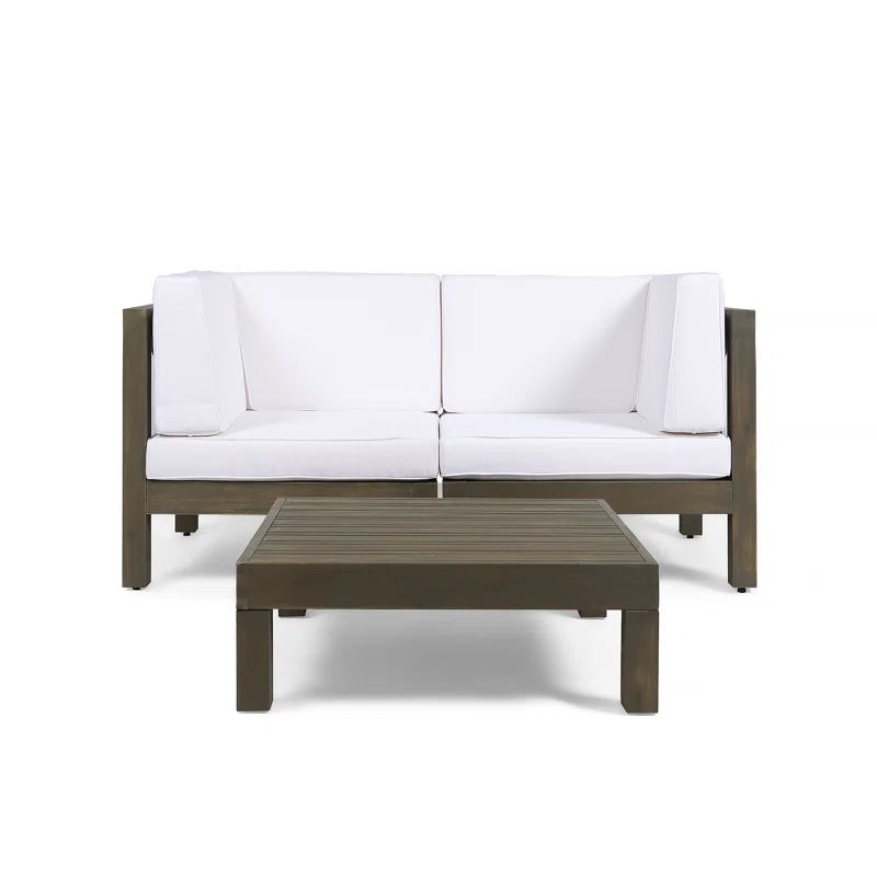 Oana - 3 Piece Loveseat Set With Coffee Table